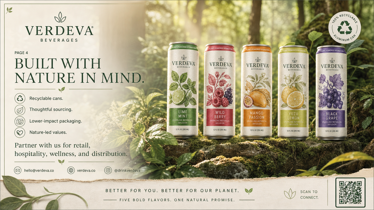 Verdeva catalog page 4 — Built With Nature in Mind