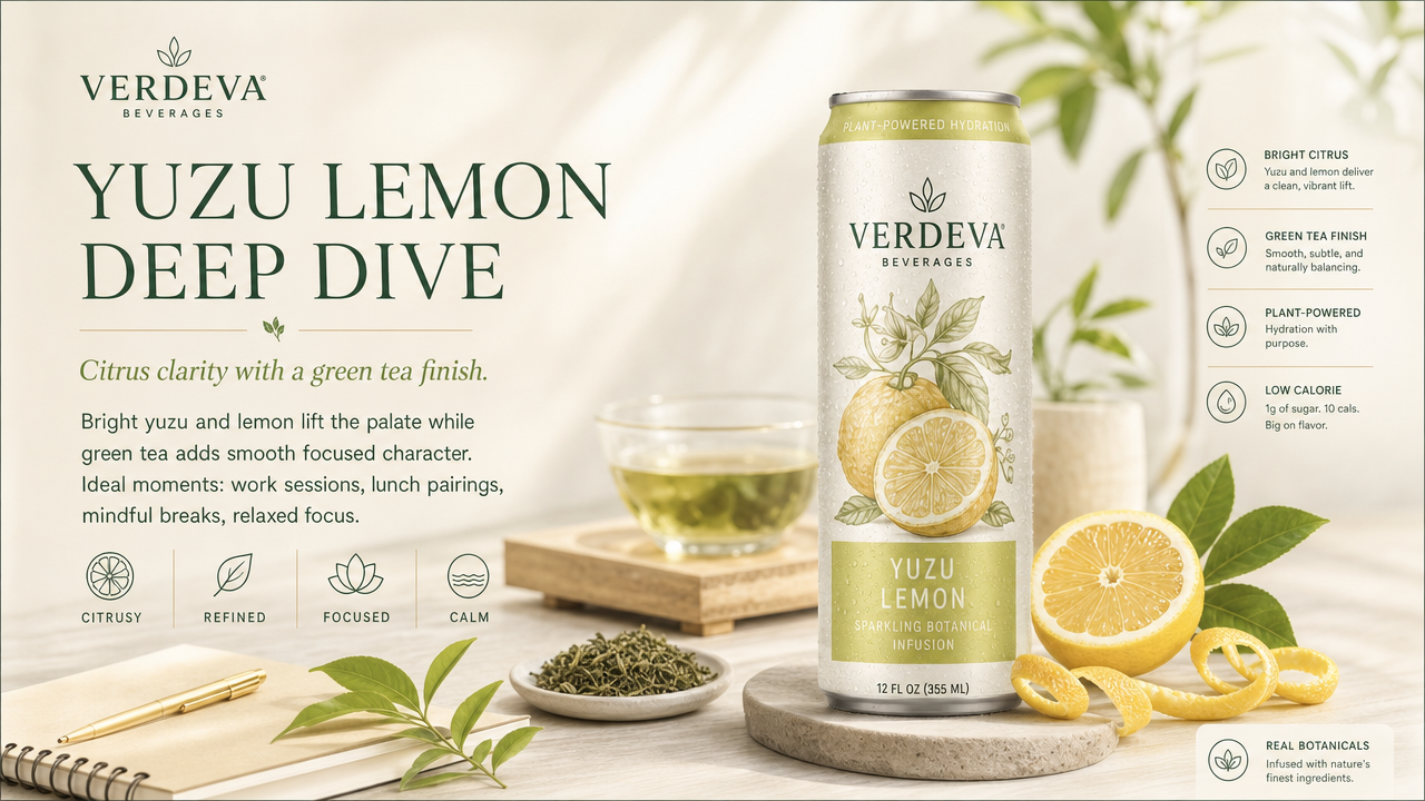 Verdeva catalog page 10 — Yuzu Lemon Deep Dive